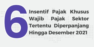 6 Insentif Pajak Khusus Wajib Pajak Sektor Tertentu Diperpanjang Hingga Desember 2021