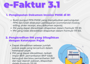 Simak! Perubahan e-faktur 3.1