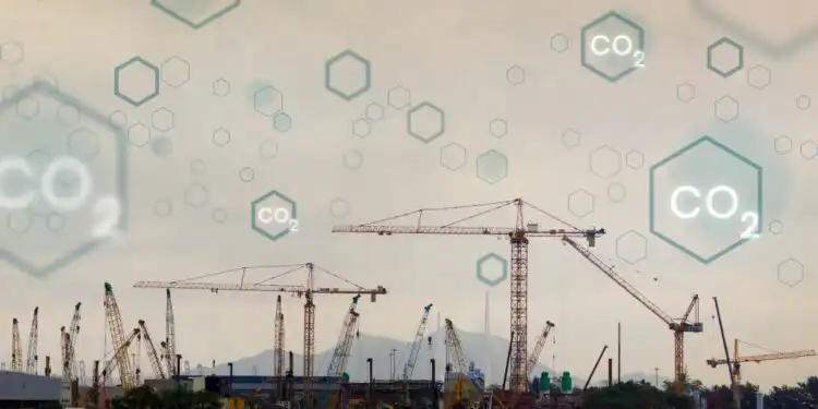 global-carbon-emission-with-construction-background - Pratama Institute bursa karbon
