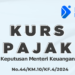 Kurs Pajak Periode 23 – 29 Oktober 2024