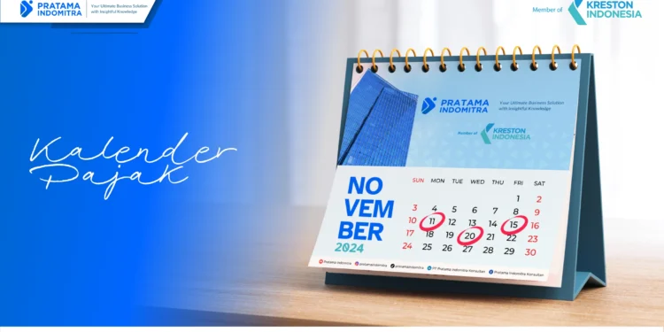 kalender pajak november 2024 - Pratama Institute kalender pajak november 2024