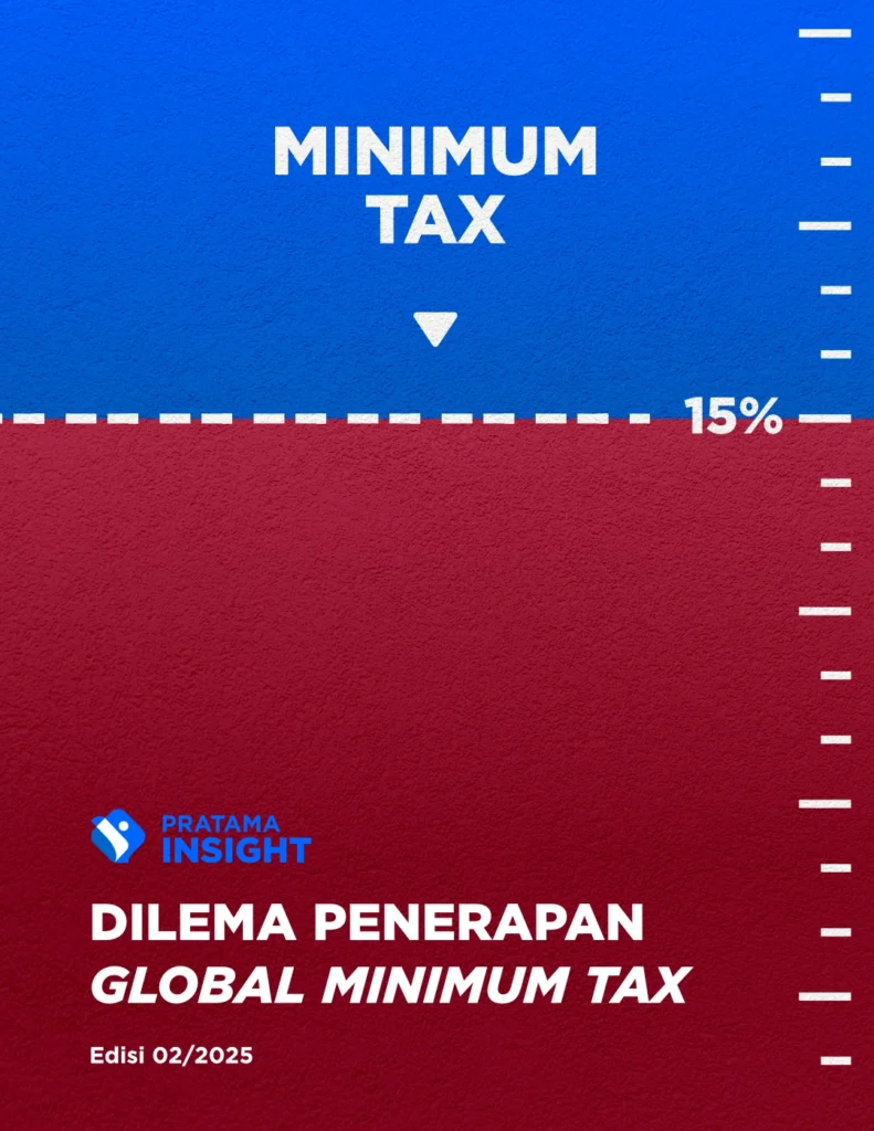 BULETIN COVER Ed 2 - GMT - Pratama Institute Dilema penerapan global minimum tax atau GMT di Indonesia
