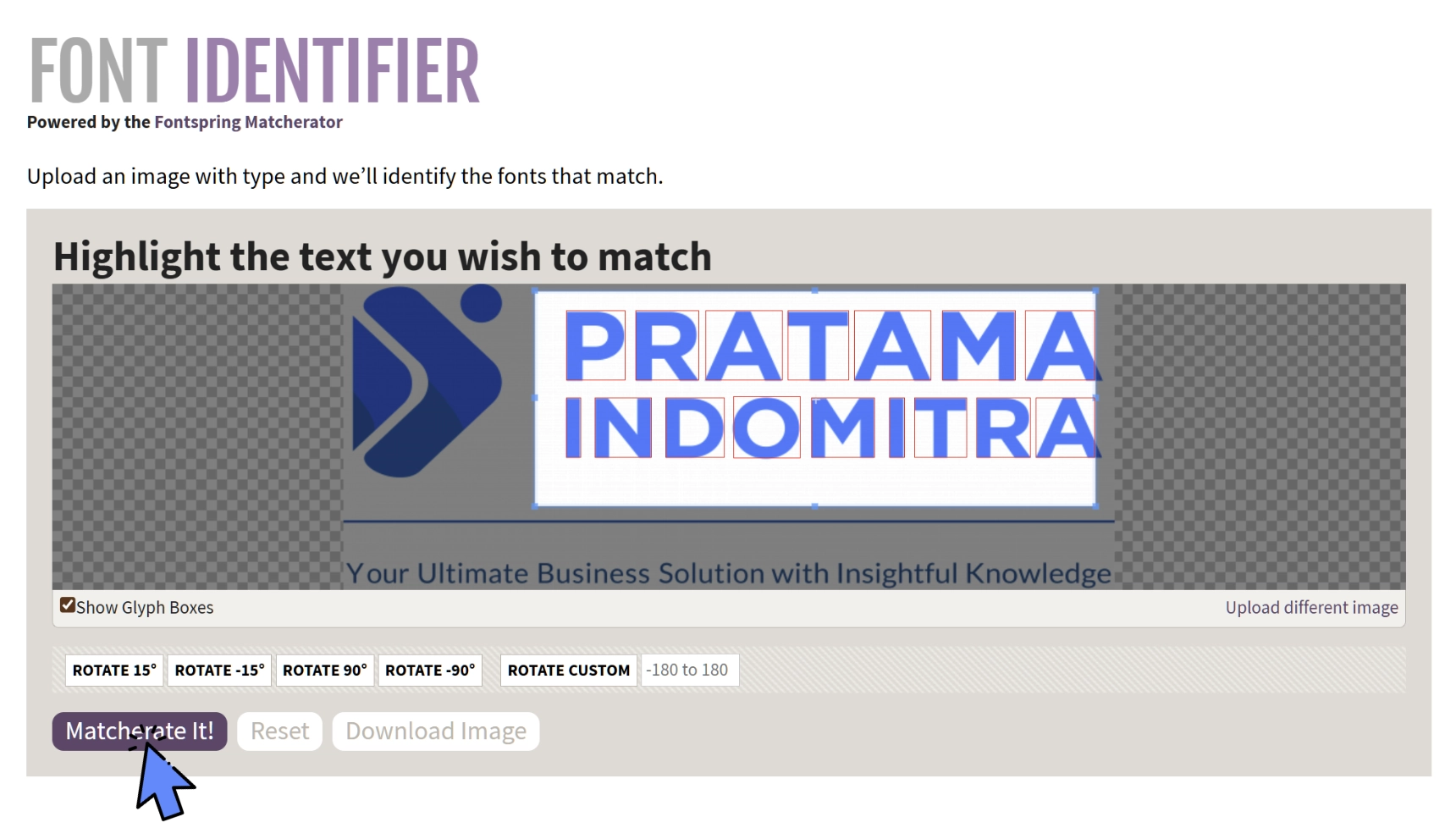 Cara mencari atau melacak font