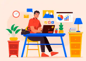 Ilustrasi freelancer
