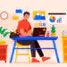 Ilustrasi freelancer
